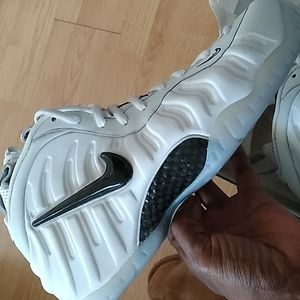 Air Foamposite Pro As Qs, Size 13,Vast Grey/Black Vast Grey